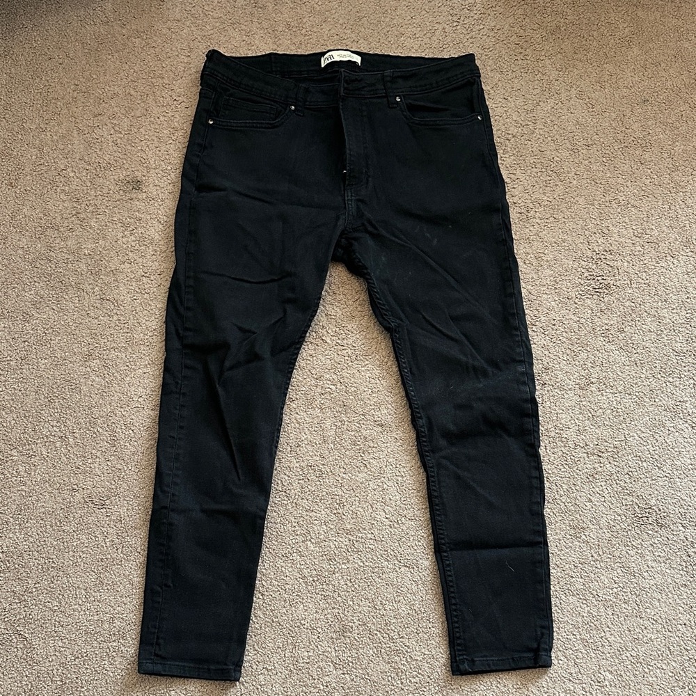 Zara Men's Skinny Jeans - Black